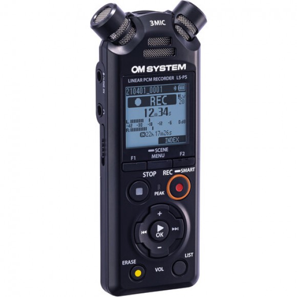 OM System LS-P5 Audio Recorder with Videographer Kit